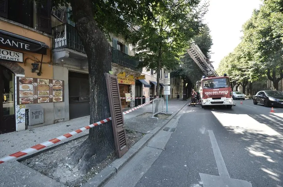 Traffico in via dei Mille