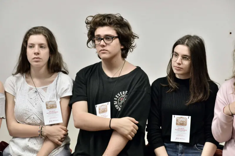 Gli studenti al Teatro Grande