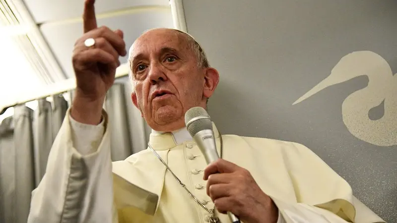 Papa Francesco - Foto Ansa/Vincenzo Pinto