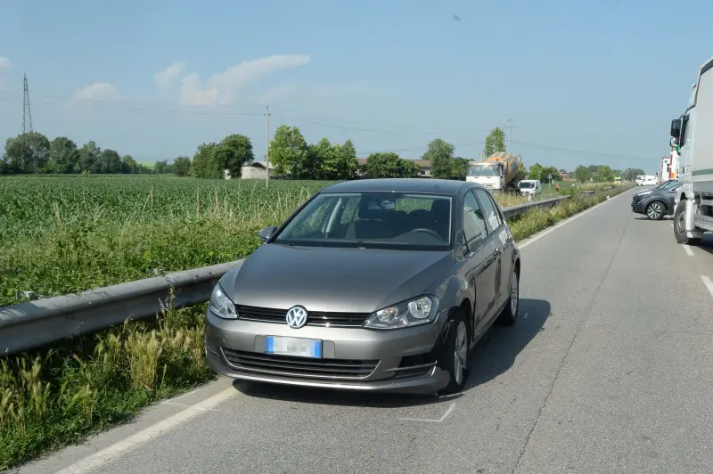 Il luogo del frontale sulla Lenese