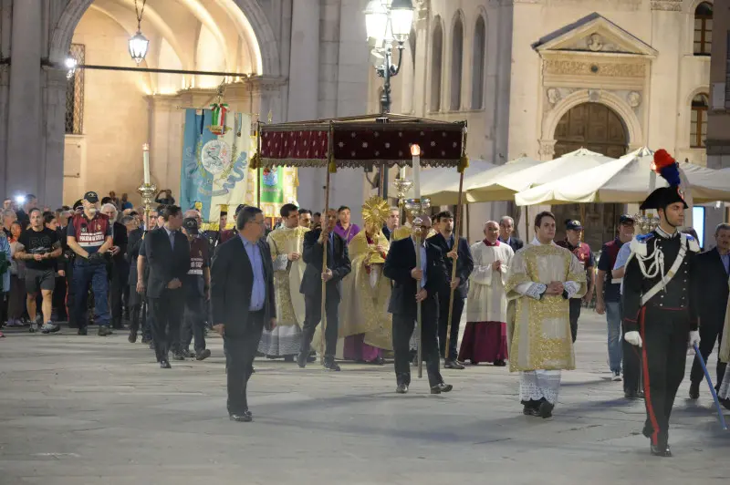 La processione del Corpus Domini in città