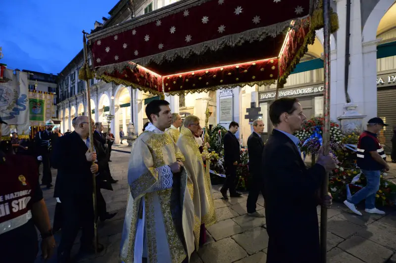 La processione del Corpus Domini in città