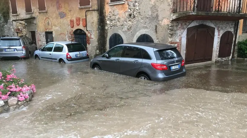 Nubifragio sull'Alto Garda