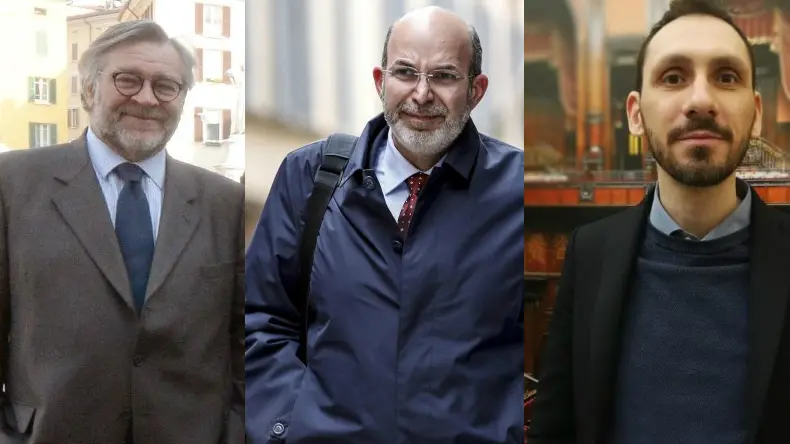 Da sinistra, i sottosegretari bresciani Volpi, Crimi e Cominardi - Foto Neg/Ansa © www.giornaledibrescia.it