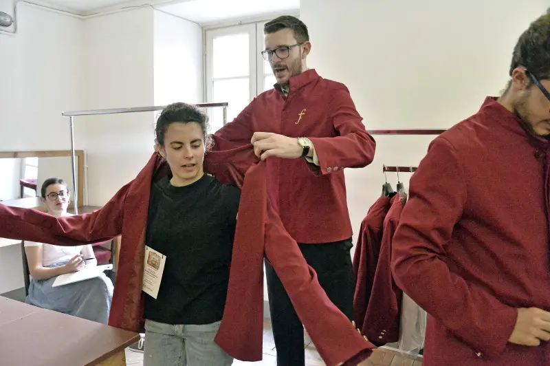 Gli studenti al Teatro Grande