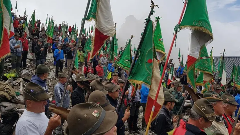 Un momento del Pellegrinaggio in Adamello dello scorso anno