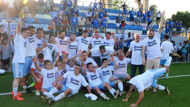 Le immagini della memorabile vittoria del Calvina