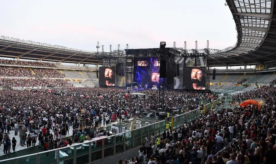 Il concerto di Vasco Rossi all'Olimpico