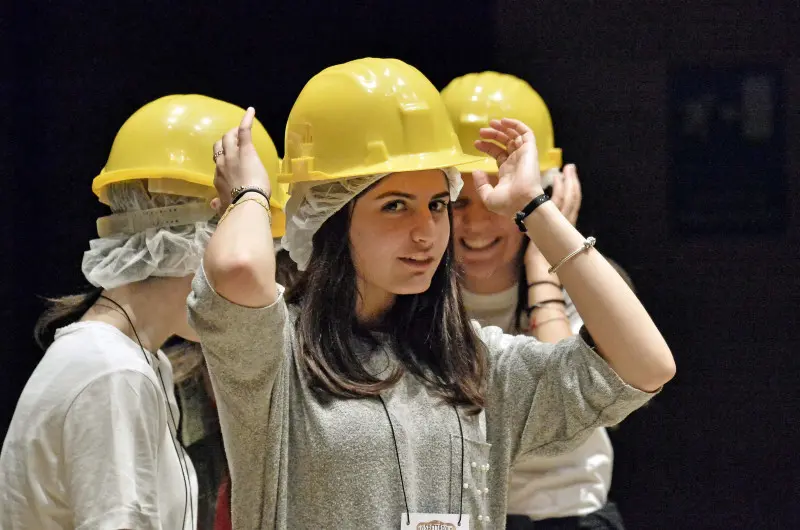 Gli studenti al Teatro Grande