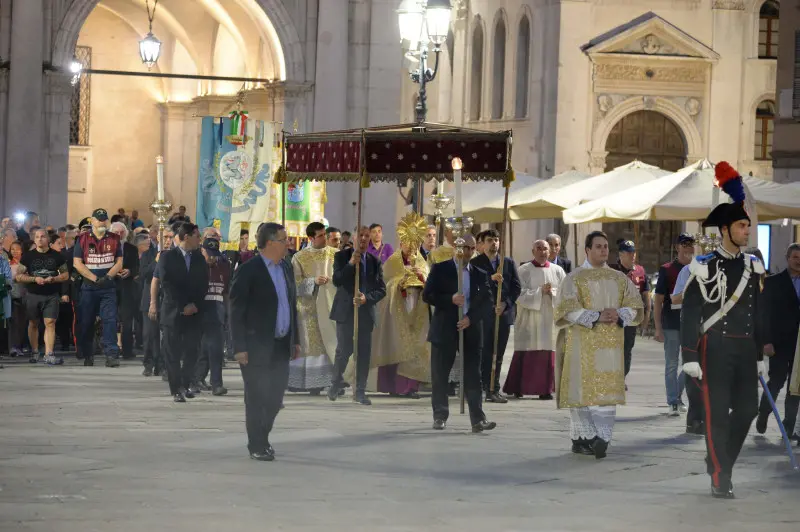 La processione del Corpus Domini in città