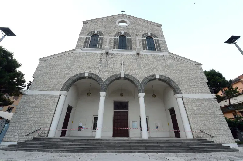 Lamarmora, crollato il tetto della chiesa di San Giacinto