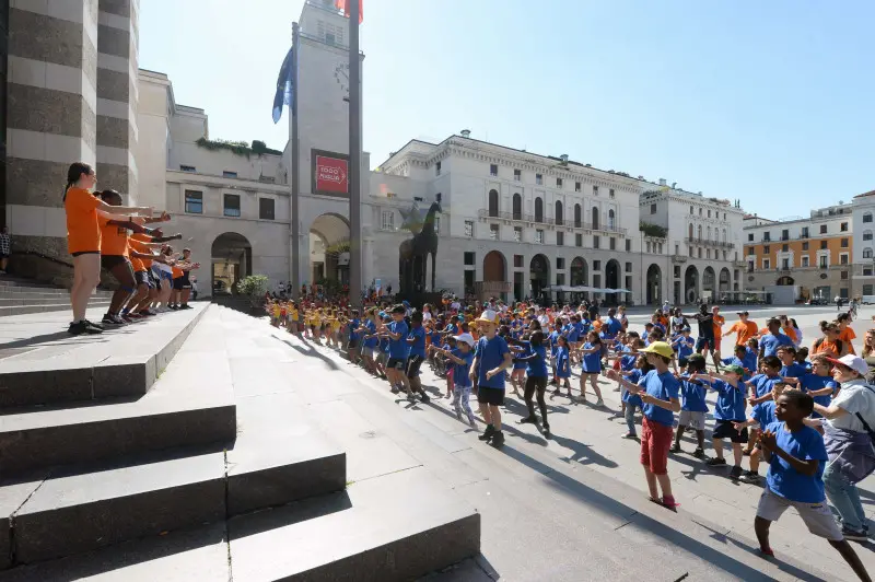 Grest del centro storico, flash mob in piazza Vittoria