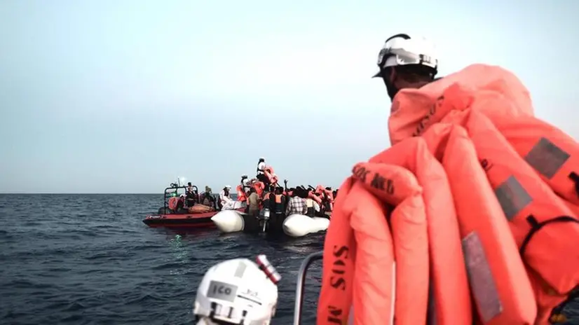 I migranti sulla nave Aquarius