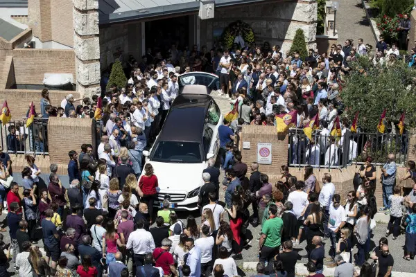 I funerali dello chef Narducci