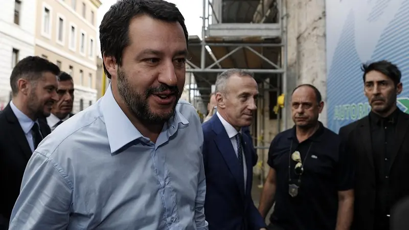 Il ministro dell'Interno Matteo Salvini - Foto Ansa/Riccardo Antimiani