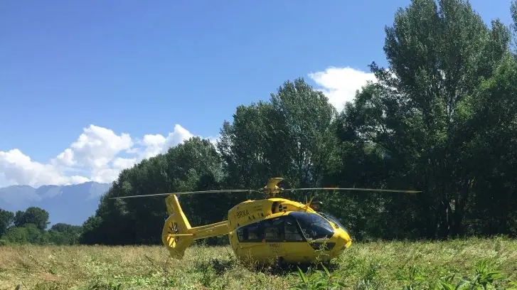 Rocciatore nei guai, i soccorritori al lavoro