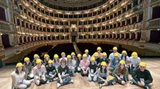 Gli studenti al Teatro Grande