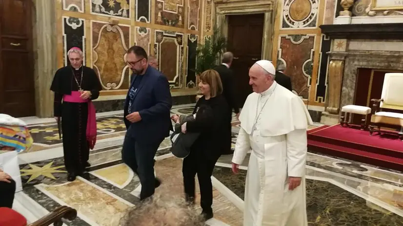 Papa Francesco riceve in udienza privata l'associazione bresciana Una Vira Rara