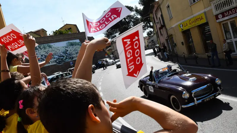 Mille Miglia, passaggio a Tavullia