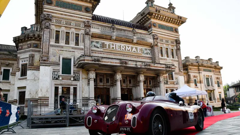 Mille Miglia, anche Salsomaggiore saluta la Freccia Rossa