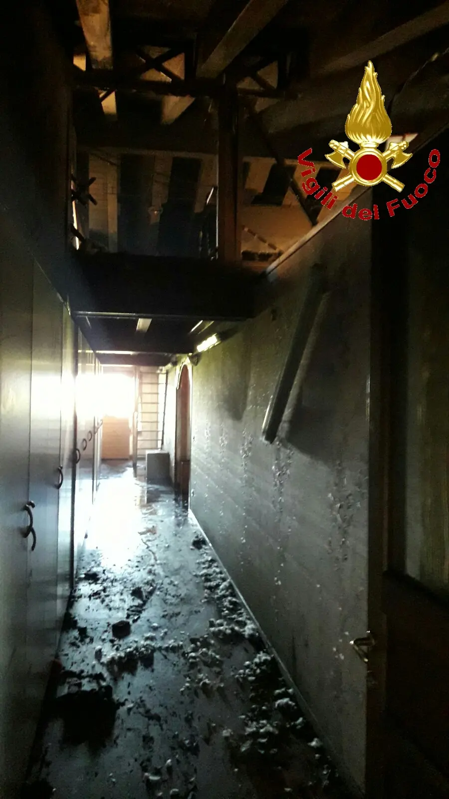 Shalom, lo foto dei vigili del fuoco