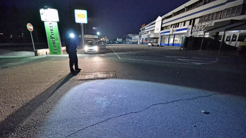 Il parcheggio del Polaster di Artogne
