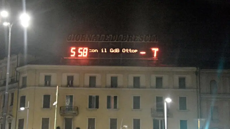 Temperature in picchiata in città / 
Foto Pierre Putelli/Neg © www.giornaledibrescia.it