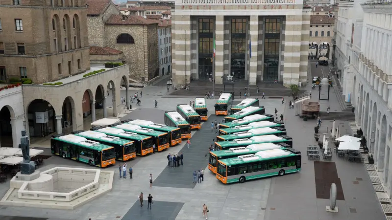 In nuovi autobus a metano