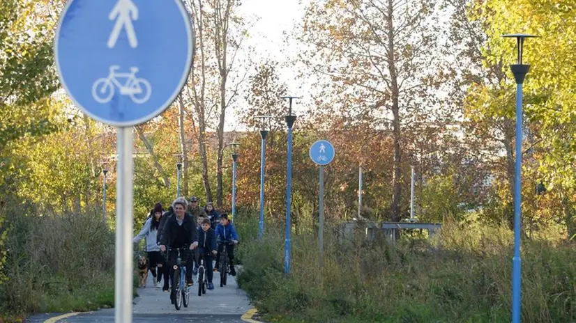 Il malore lungo la pista ciclabile - Foto di repertorio