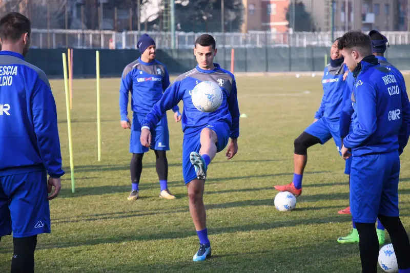 Al San Filippo l'allenamento del Brescia con Curcio