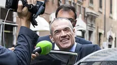 Carlo Cottarelli dopo l'incontro di stamane al Quirinale - Foto Ansa © www.giornaledibrescia.it