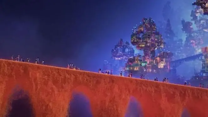 Una scena di Coco