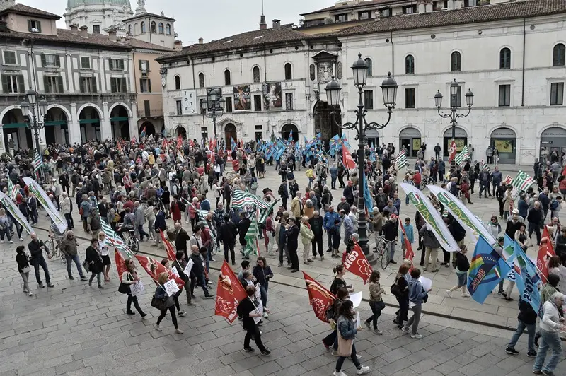 Primo Maggio in piazza Loggia