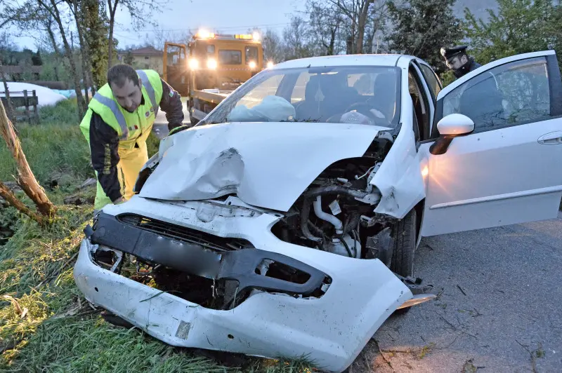 L'incidente avvenuto a Carpenedolo