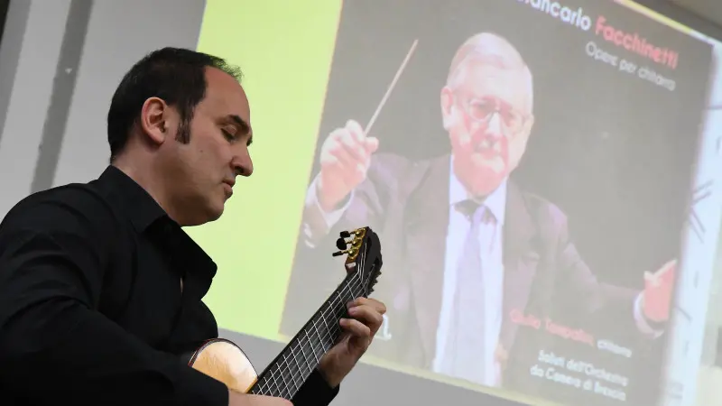 La presentazione del cd dedicato a Facchinetti