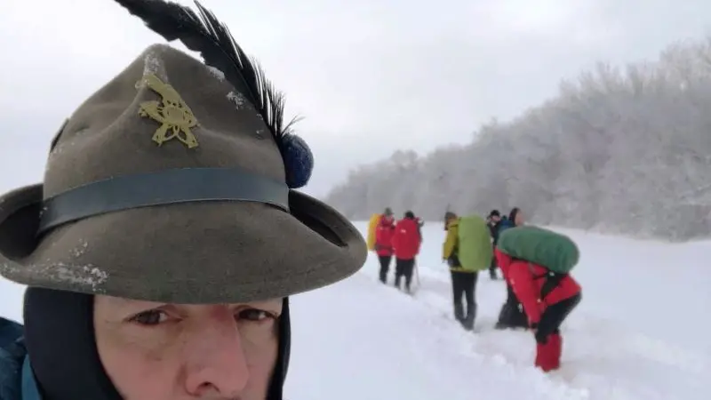 Sulle tracce dello zio, per 150 km a piedi nella steppa di Nikolajewka