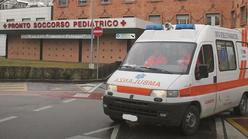 Gli esterni del pronto soccorso pediatrico dell'ospedale Civile di Brescia - © www.giornaledibrescia.it