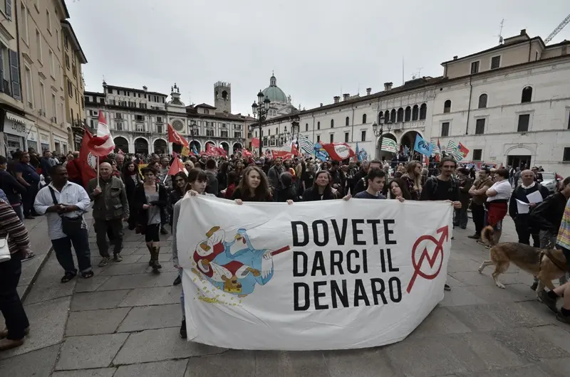 Primo Maggio in piazza Loggia