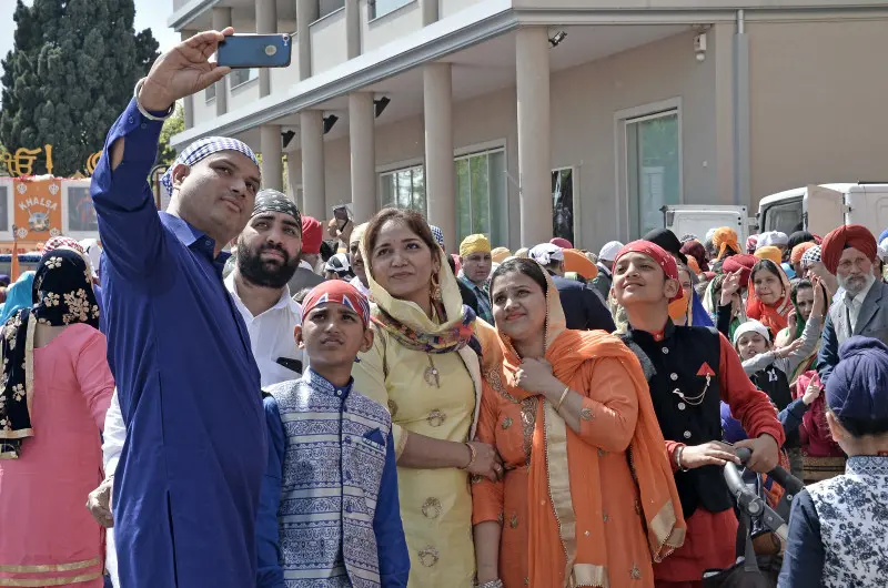 Il corteo dei sikh in città /2