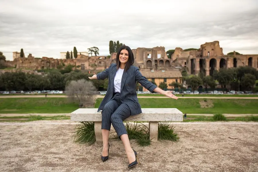 Laura Pausini: le immagini della conferenza stampa