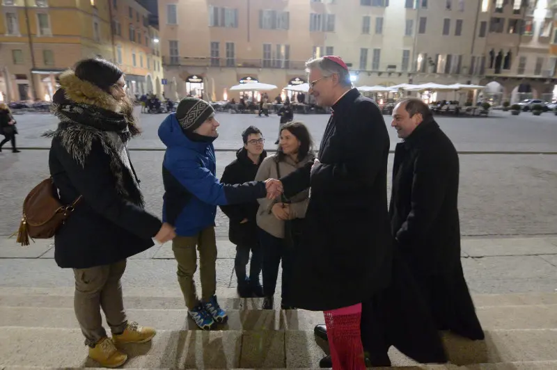 Veglia delle Palme, centinaia di giovani nella Cattedrale