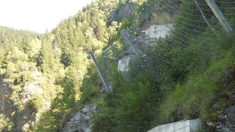 Punto a rischio. Il tratto più «fragile» della Provinciale 84