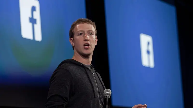 Mark Zuckerberg, fondatore di Facebook - Foto Ansa/Ap Damian Dovarganes