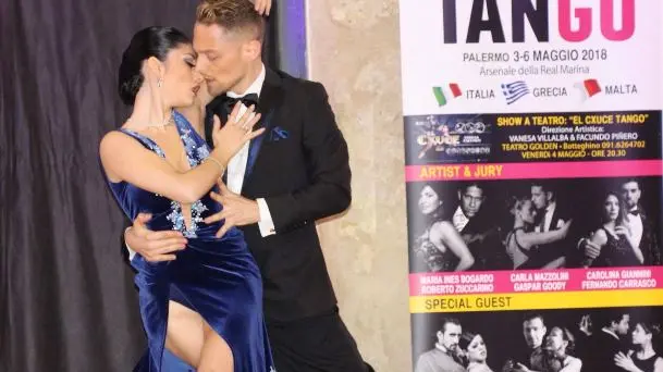 I campioni Mariana e Marco nella foto di Gaetano Stella