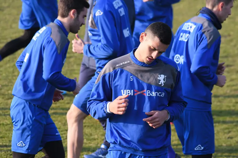 Al San Filippo l'allenamento del Brescia con Curcio