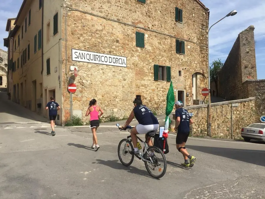 La sesta tappa della Rwr, da Siena a Castiglione d'Orcia