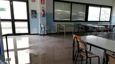 Acqua nelle aule dell’istituto «Lorenzo Gigli» a Rovato
