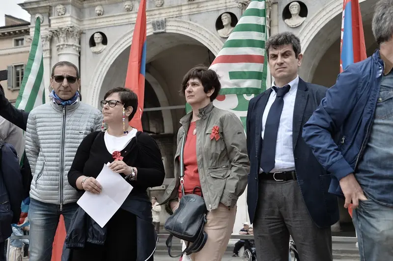 Primo Maggio in piazza Loggia