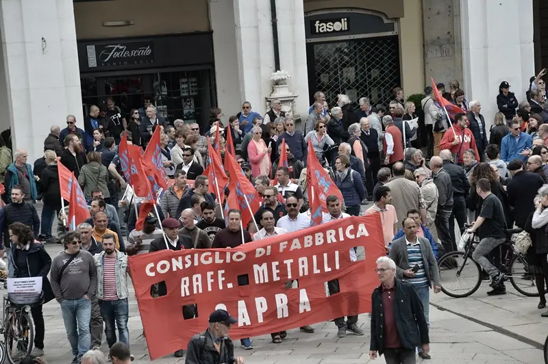 Primo Maggio in piazza Loggia