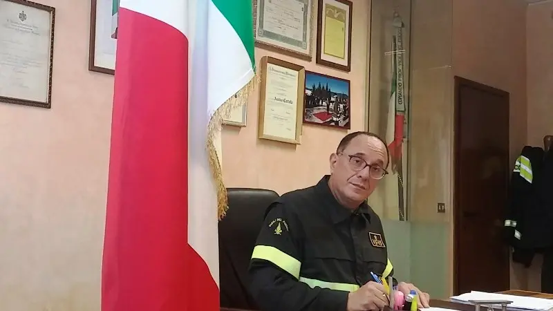 Il comandante provinciale dei Vigili del Fuoco, Agatino Carrolo - © www.giornaledibrescia.it